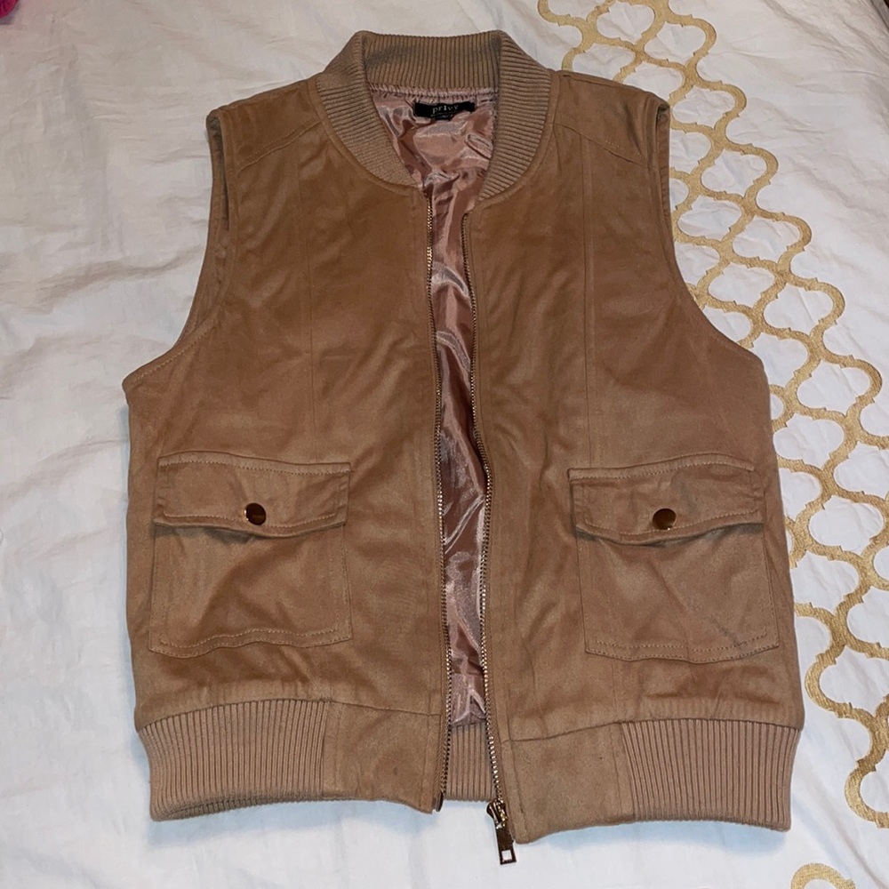 Suede Fashion Vest